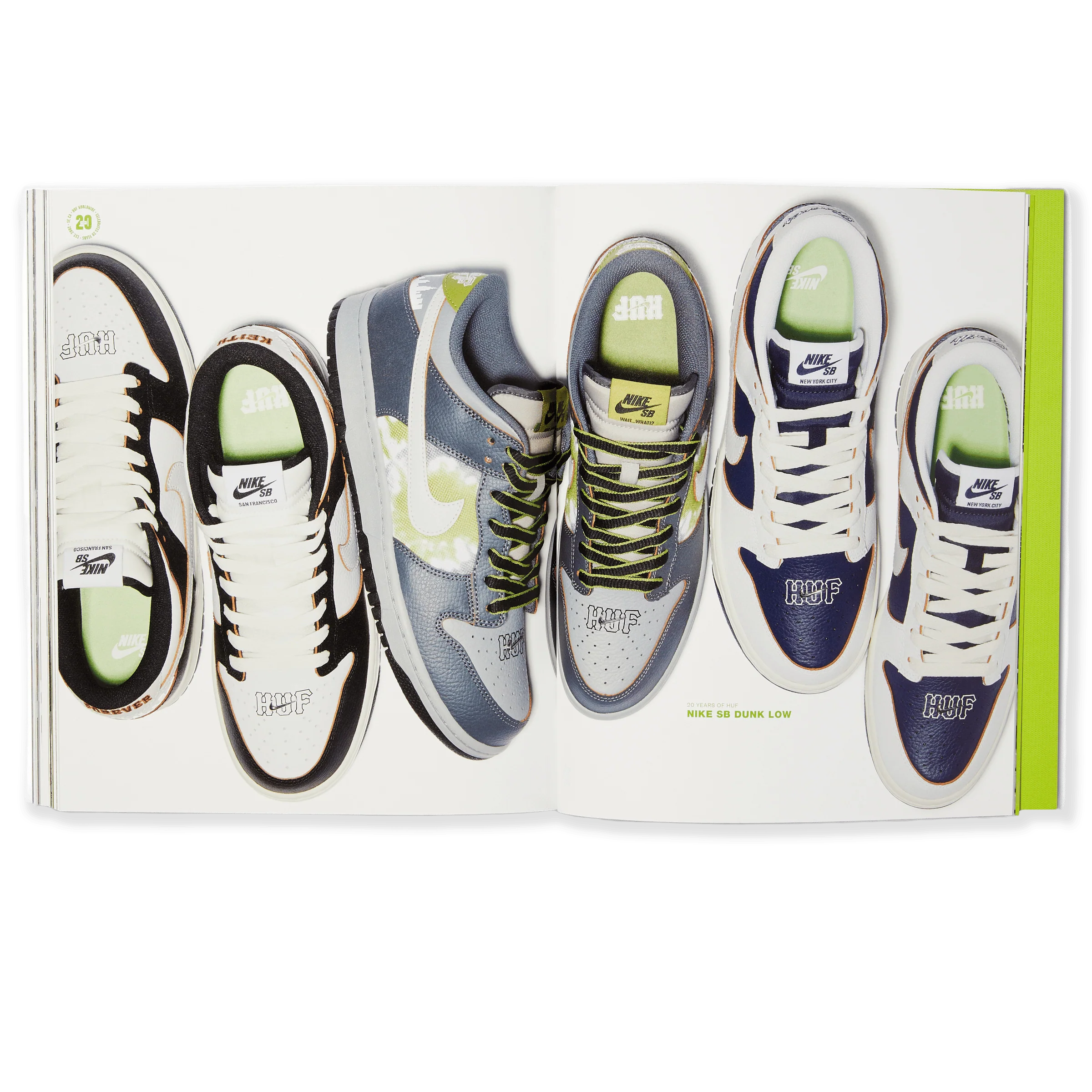 20 Years Of HUF Hardcover Book