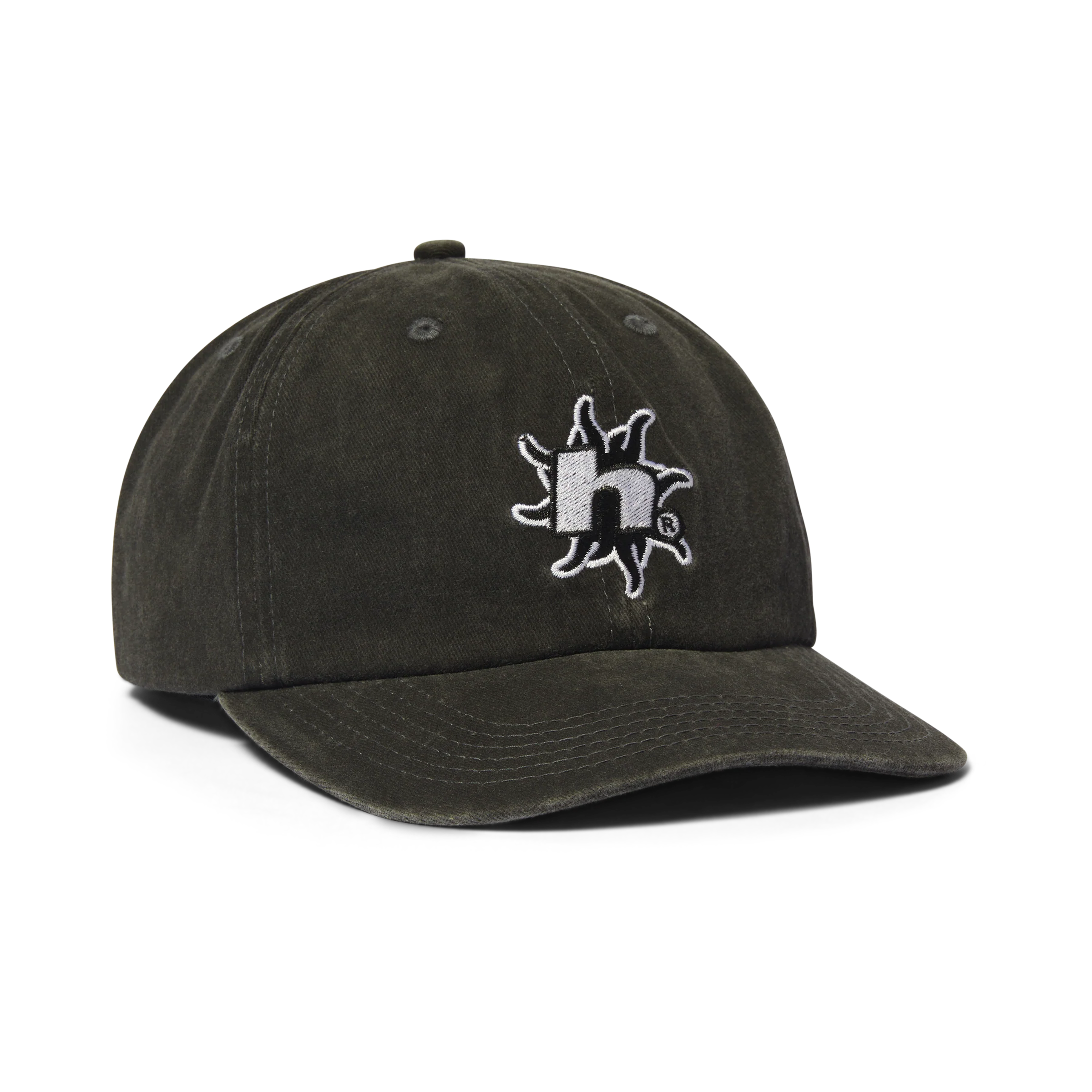 1129-sol-denim-6-panel-curved-visor-washed-hat-4.webp Sol Denim 6-Panel Curved-Visor Washed Hat