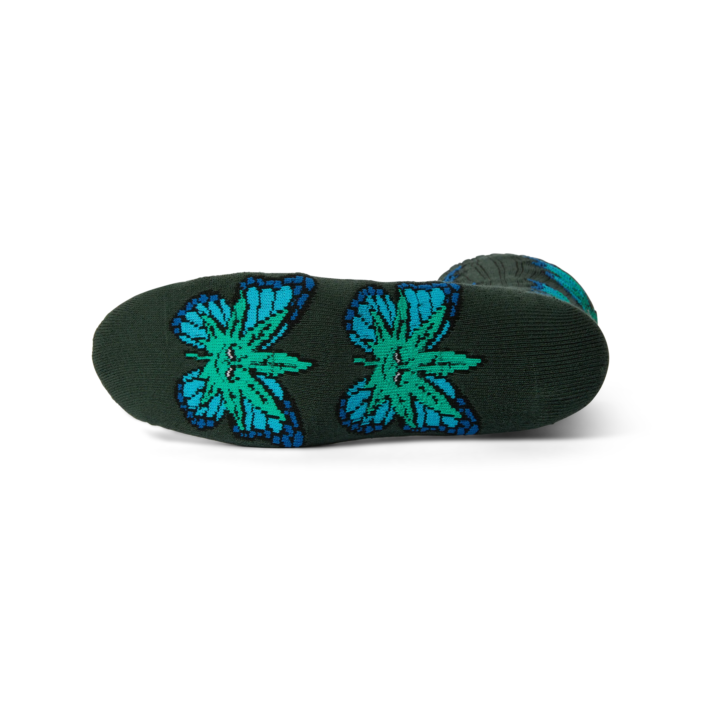 Green Budderfly Sock