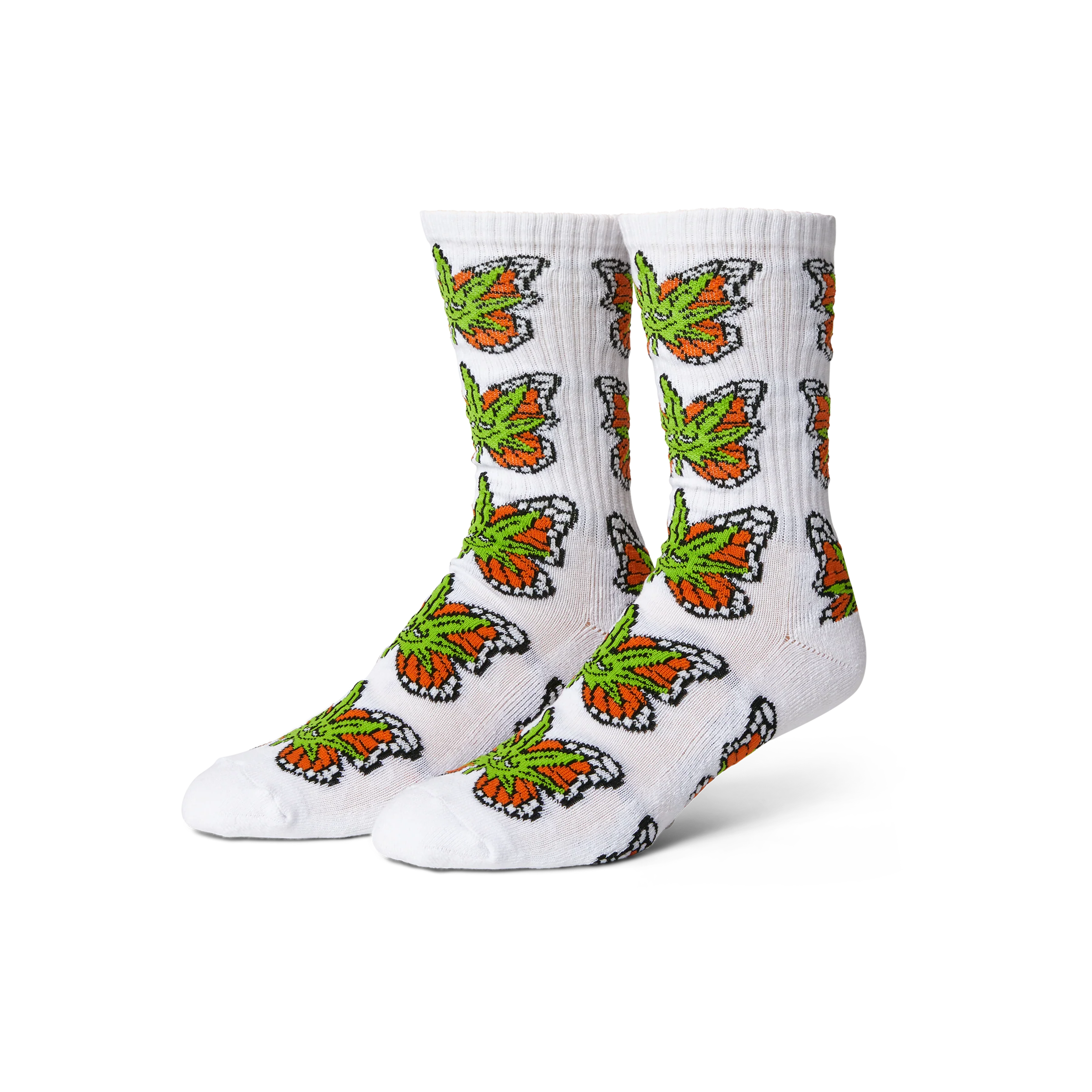 Green Budderfly Sock