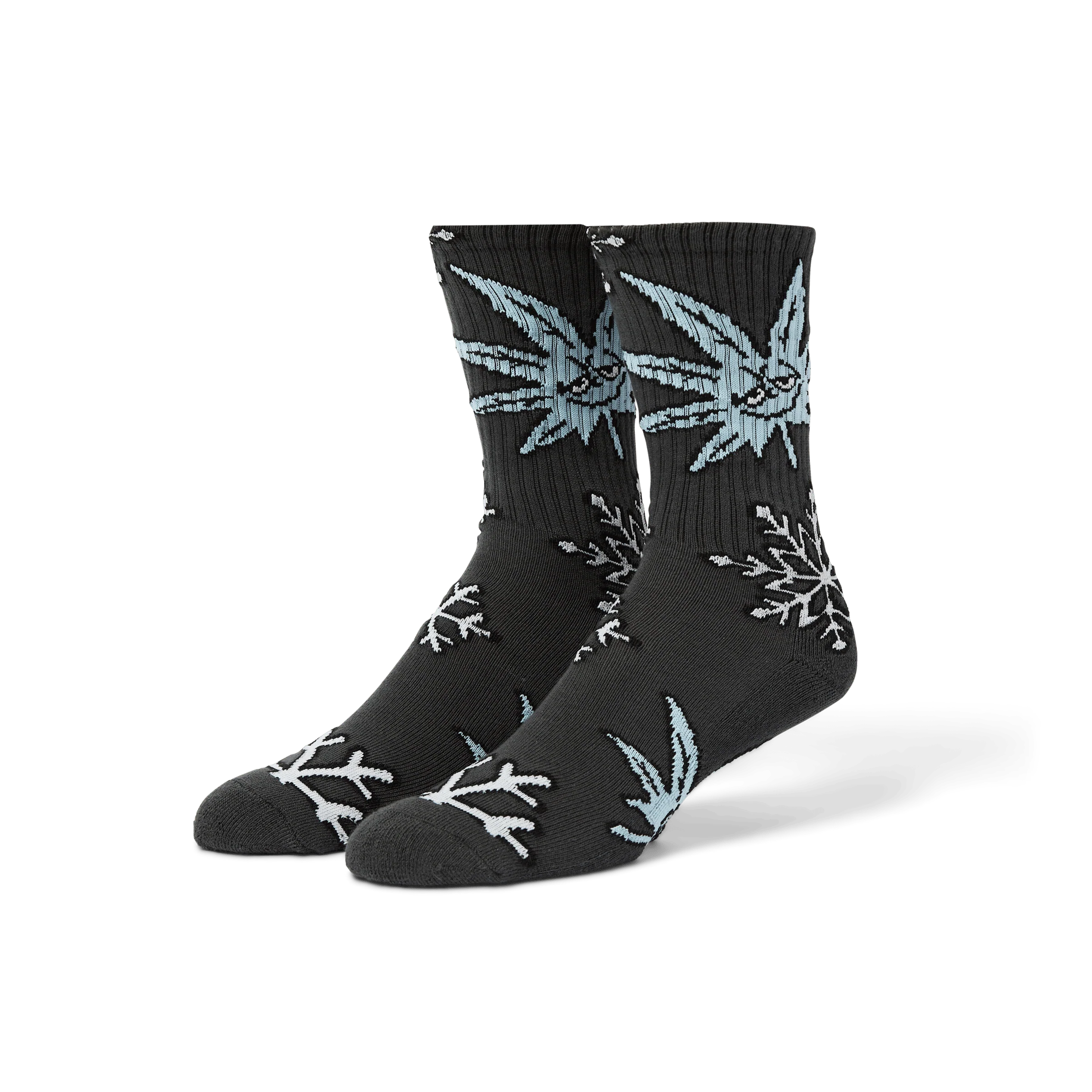 1621-green-buddy-snowflakes-sock-1.webp Green Buddy Snowflakes Sock