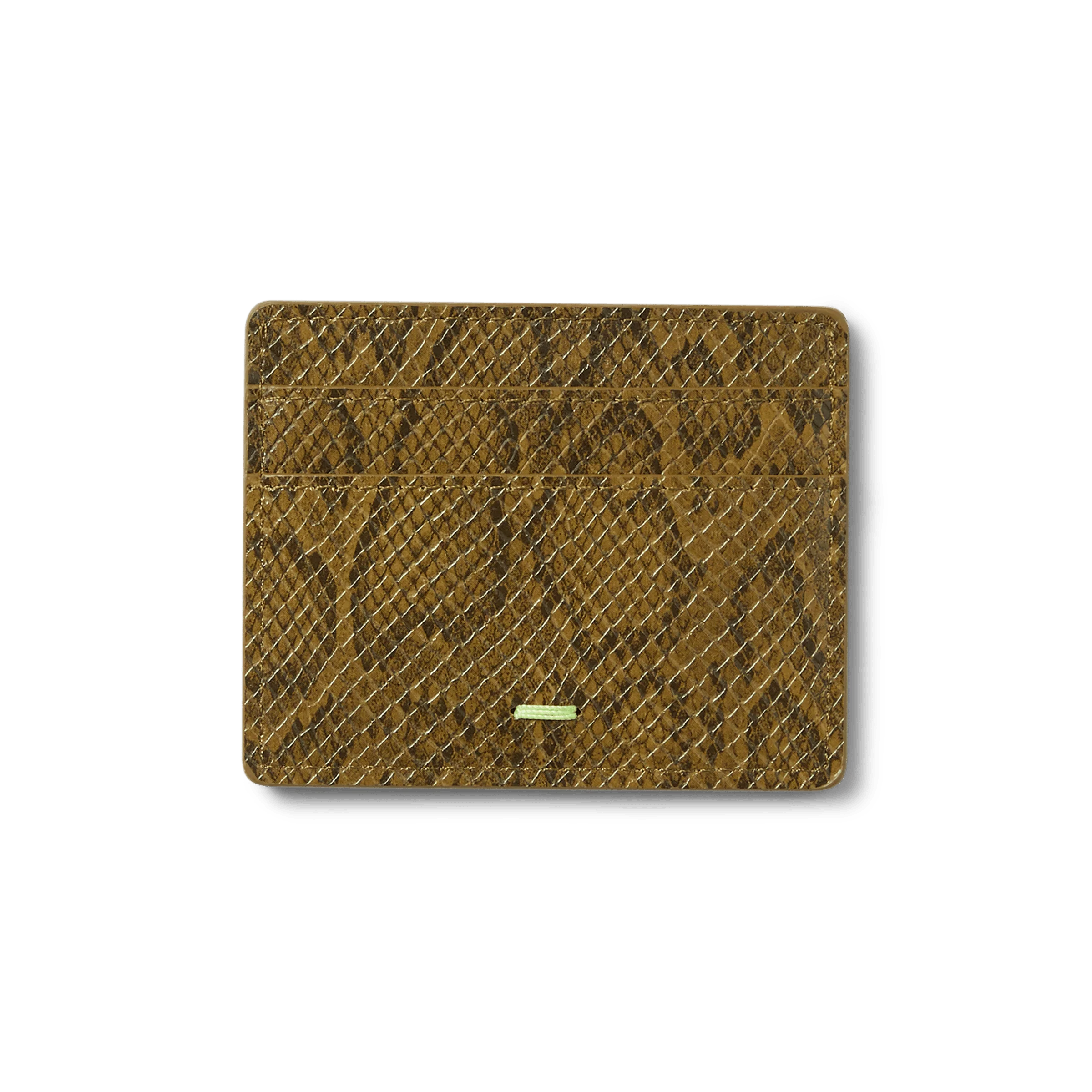 Fuck It Snakeskin Cardholder