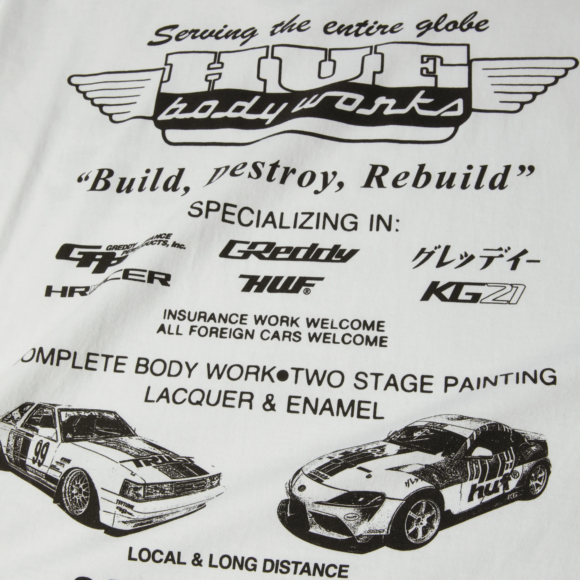 HUF x GReddy Body Works T-Shirt