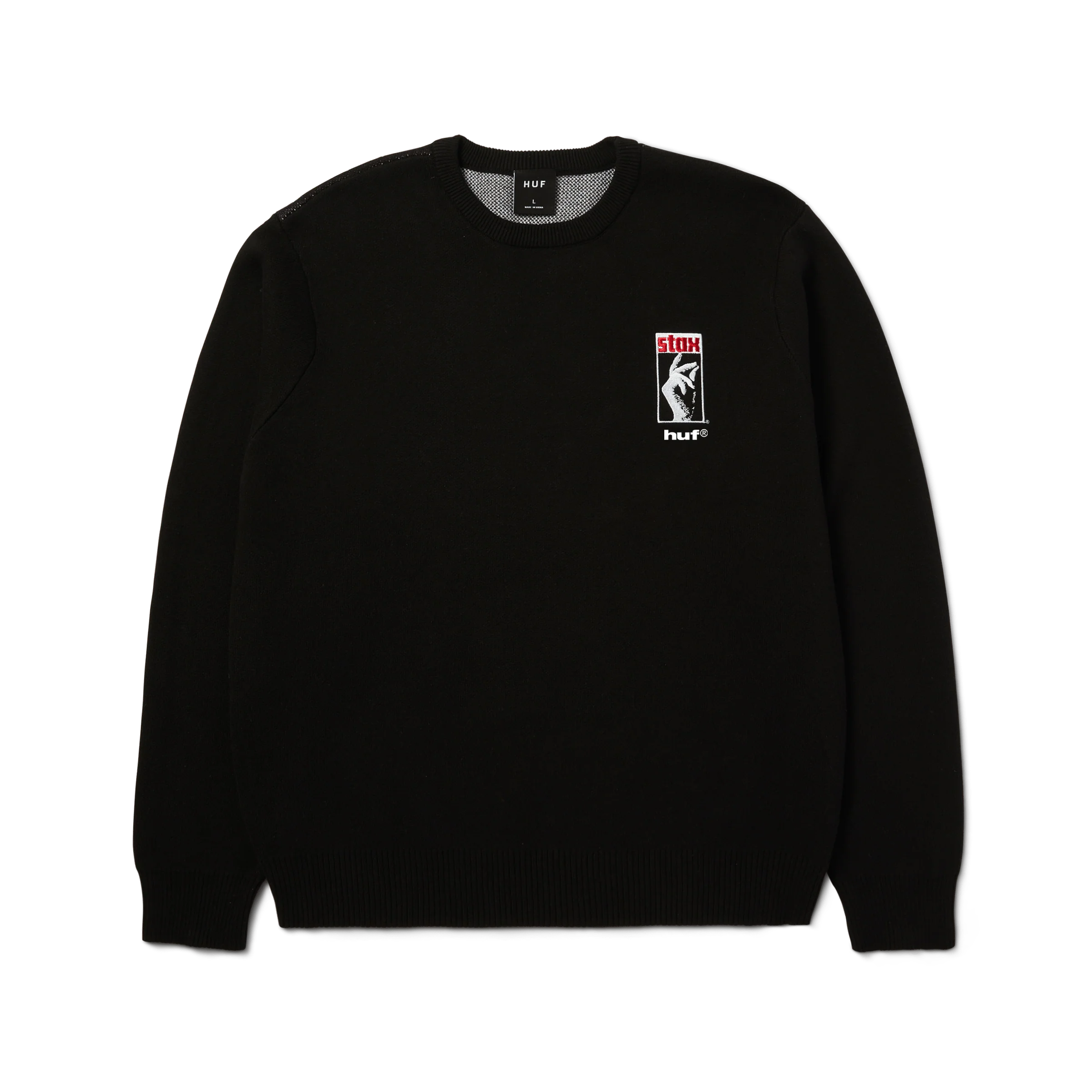 HUF x Isaac Hayes Black Moses Knit Sweater