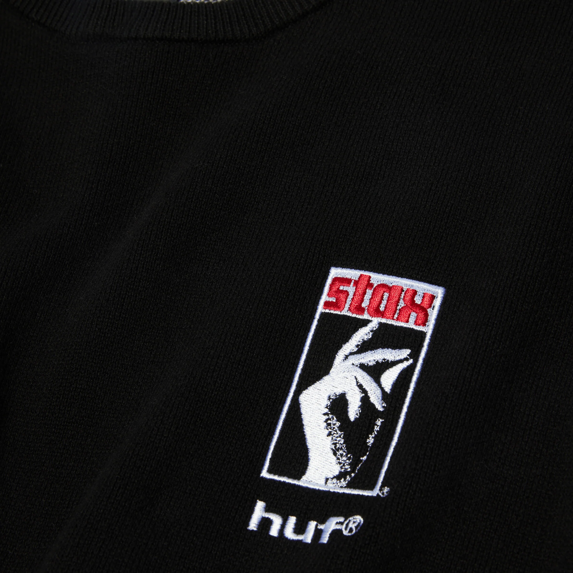 HUF x Isaac Hayes Black Moses Knit Sweater