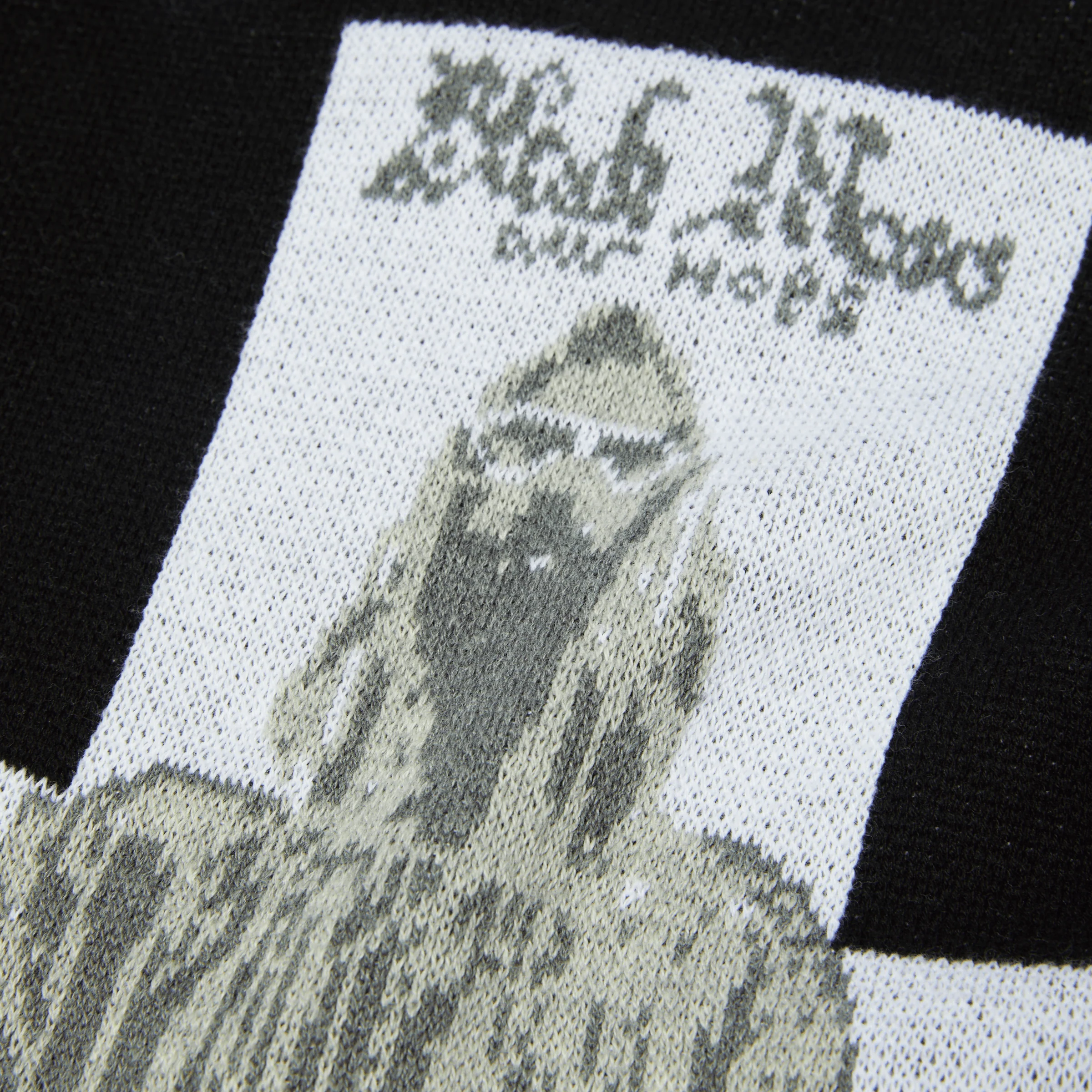 HUF x Isaac Hayes Black Moses Knit Sweater