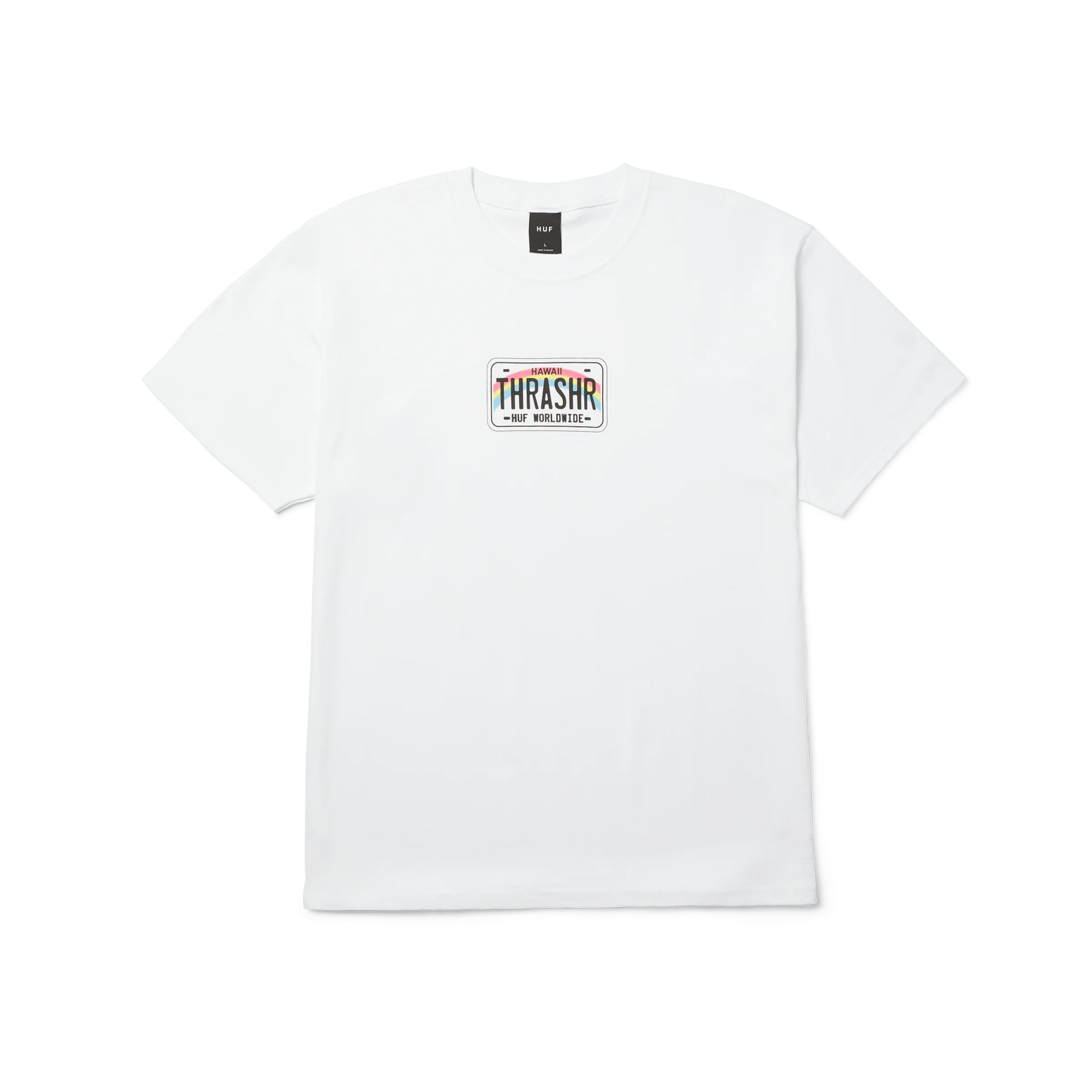 2491-huf-x-thrasher-license-plate-t-shirt-1.webp HUF x Thrasher License Plate T-Shirt