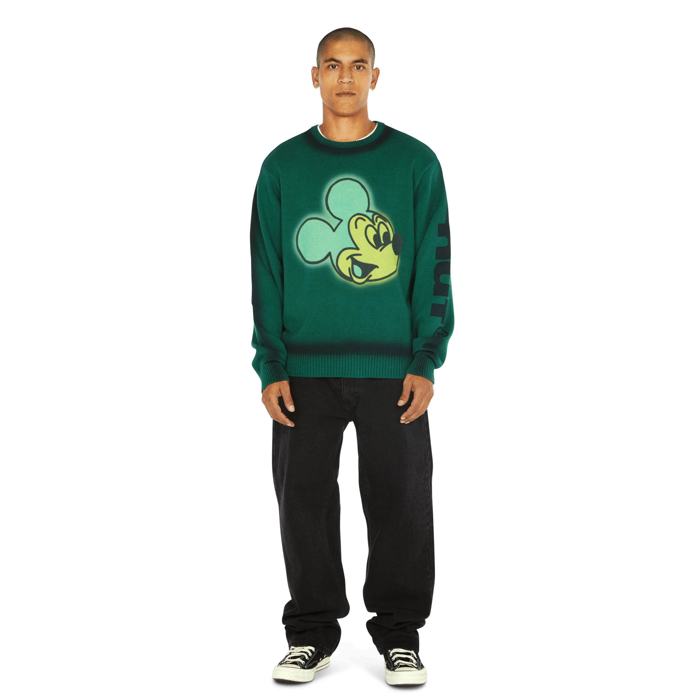 Disney | HUF Mickey Spray Crewneck Sweatshirt