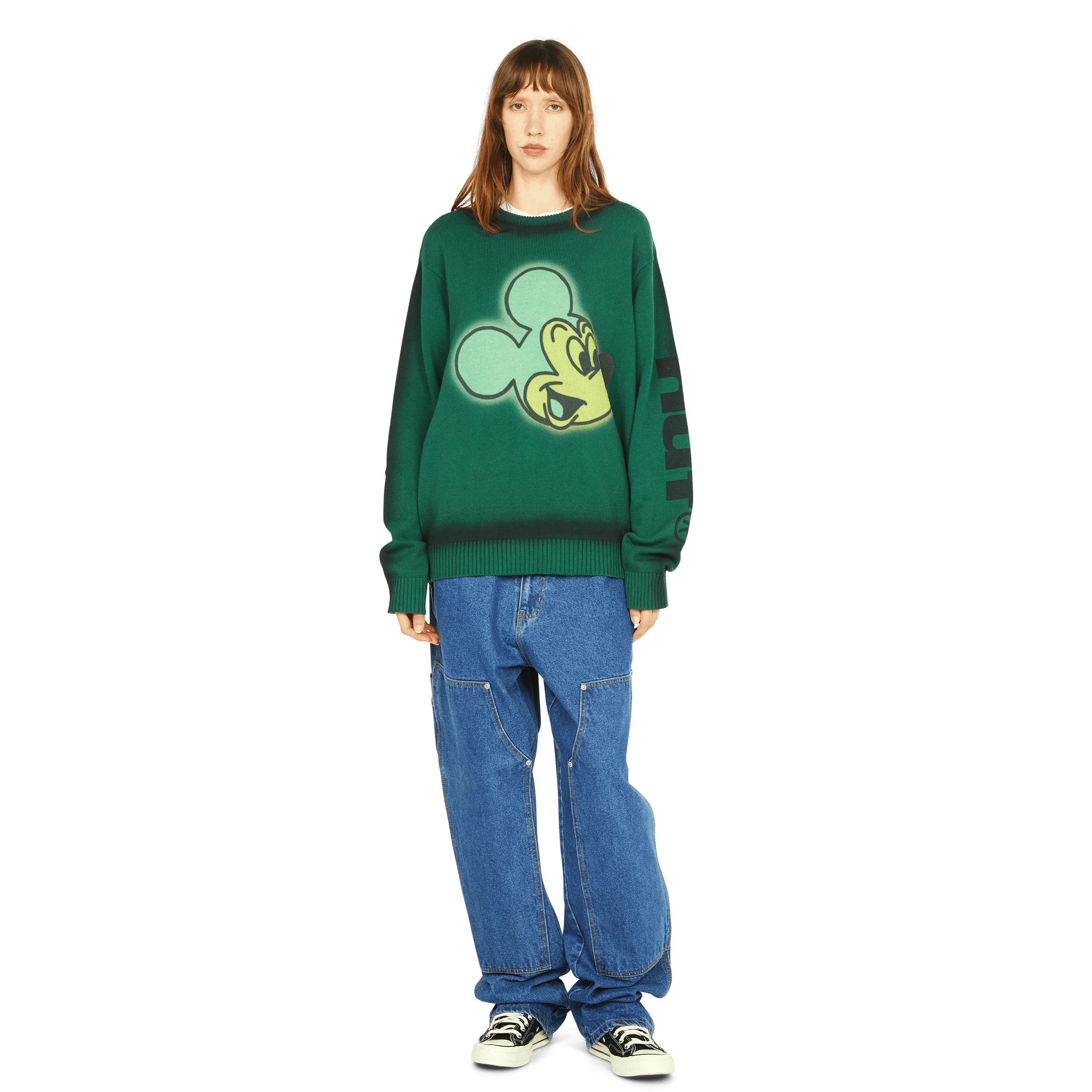 Disney | HUF Mickey Spray Crewneck Sweatshirt