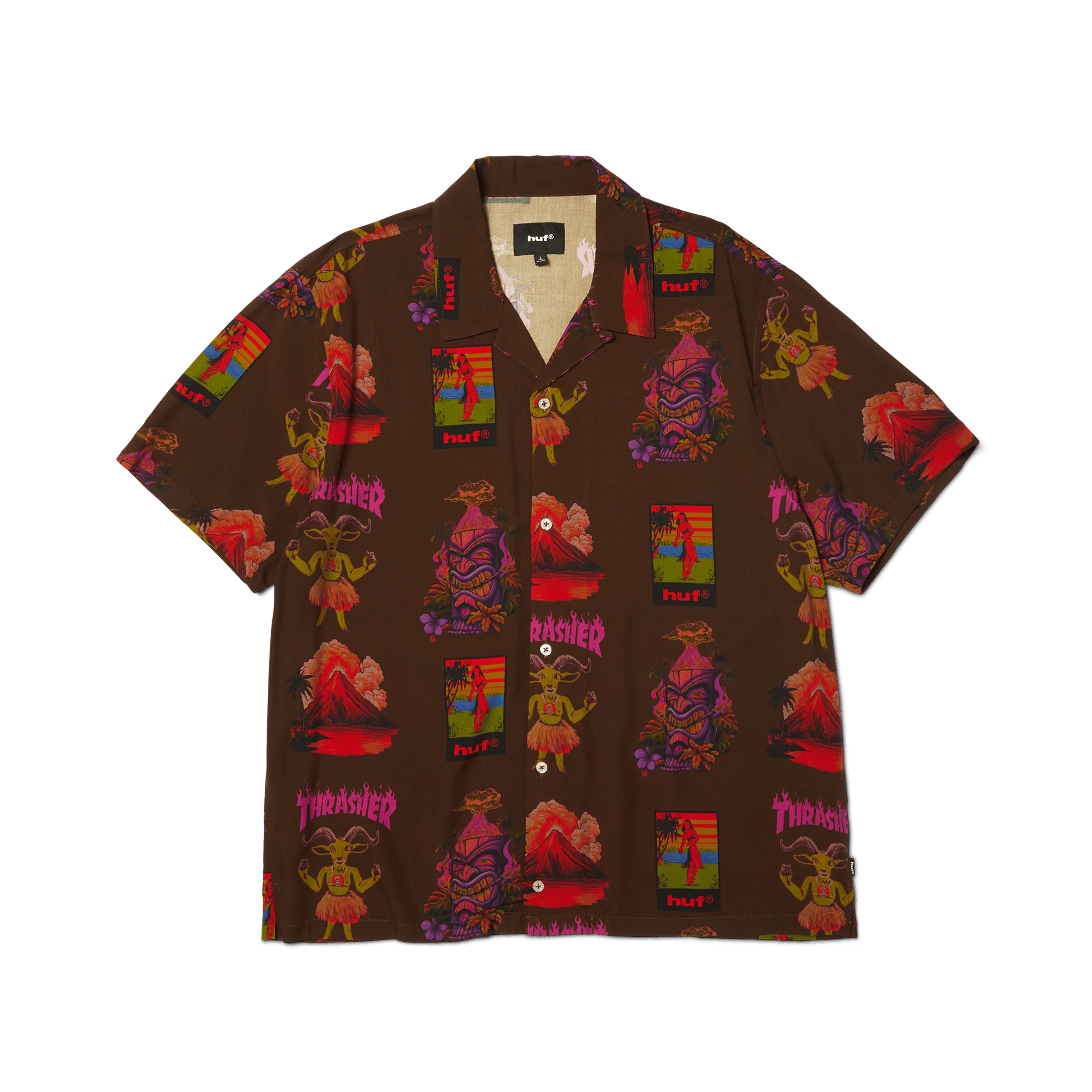 HUF x Thrasher Hawaiian Shirt