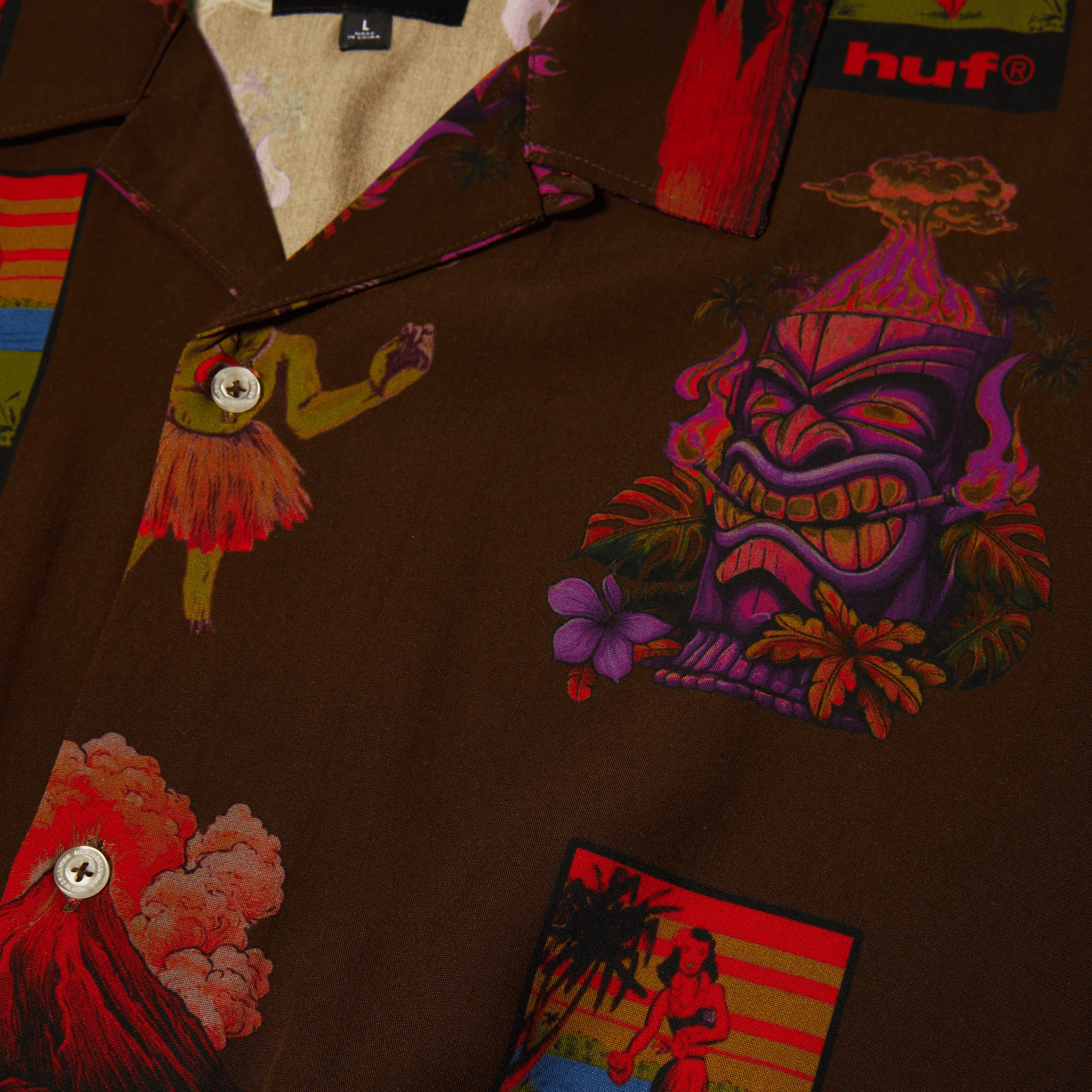 HUF x Thrasher Hawaiian Shirt