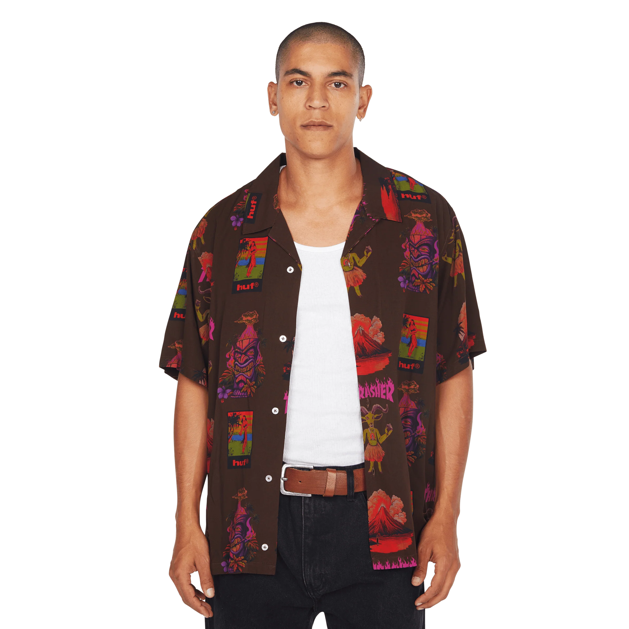 HUF x Thrasher Hawaiian Shirt