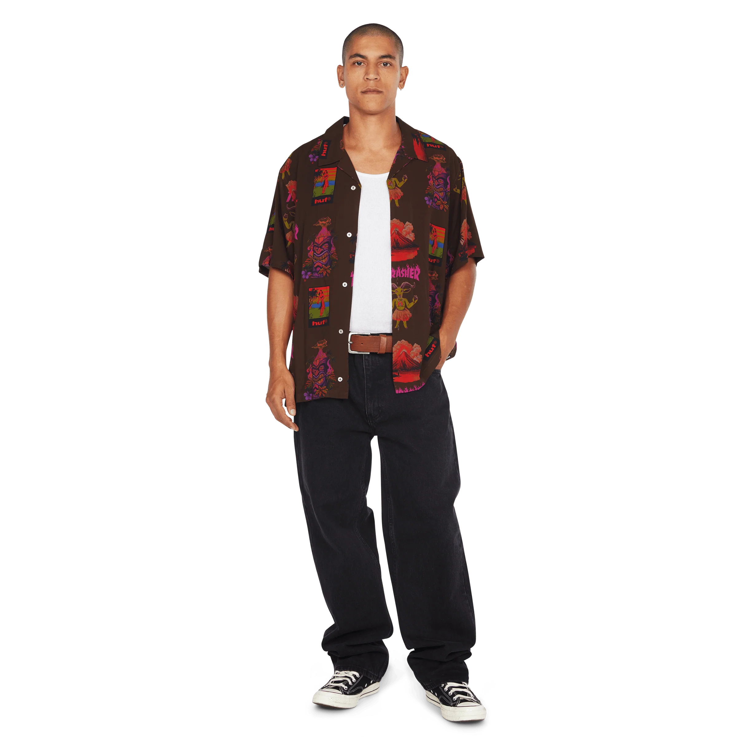 HUF x Thrasher Hawaiian Shirt