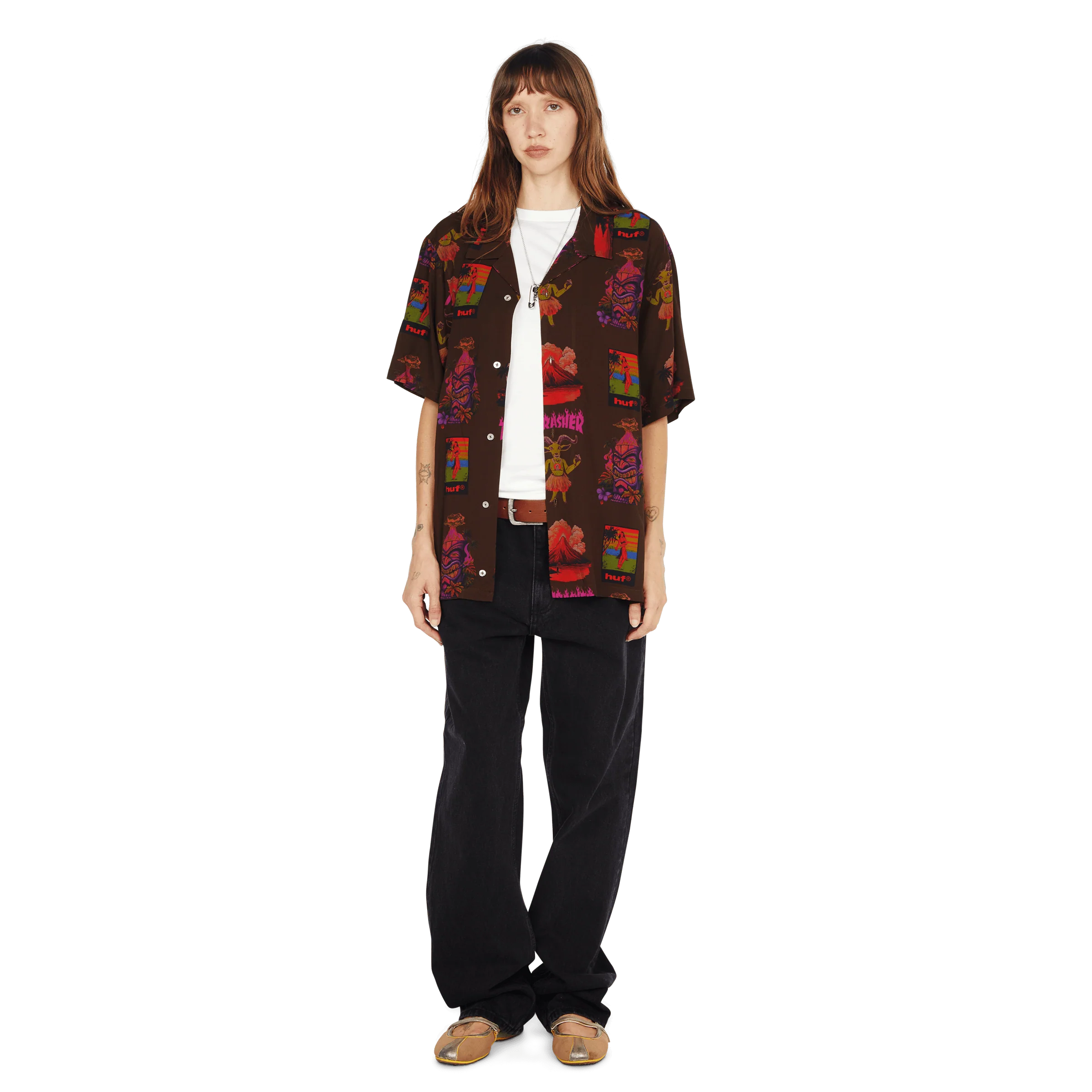 HUF x Thrasher Hawaiian Shirt