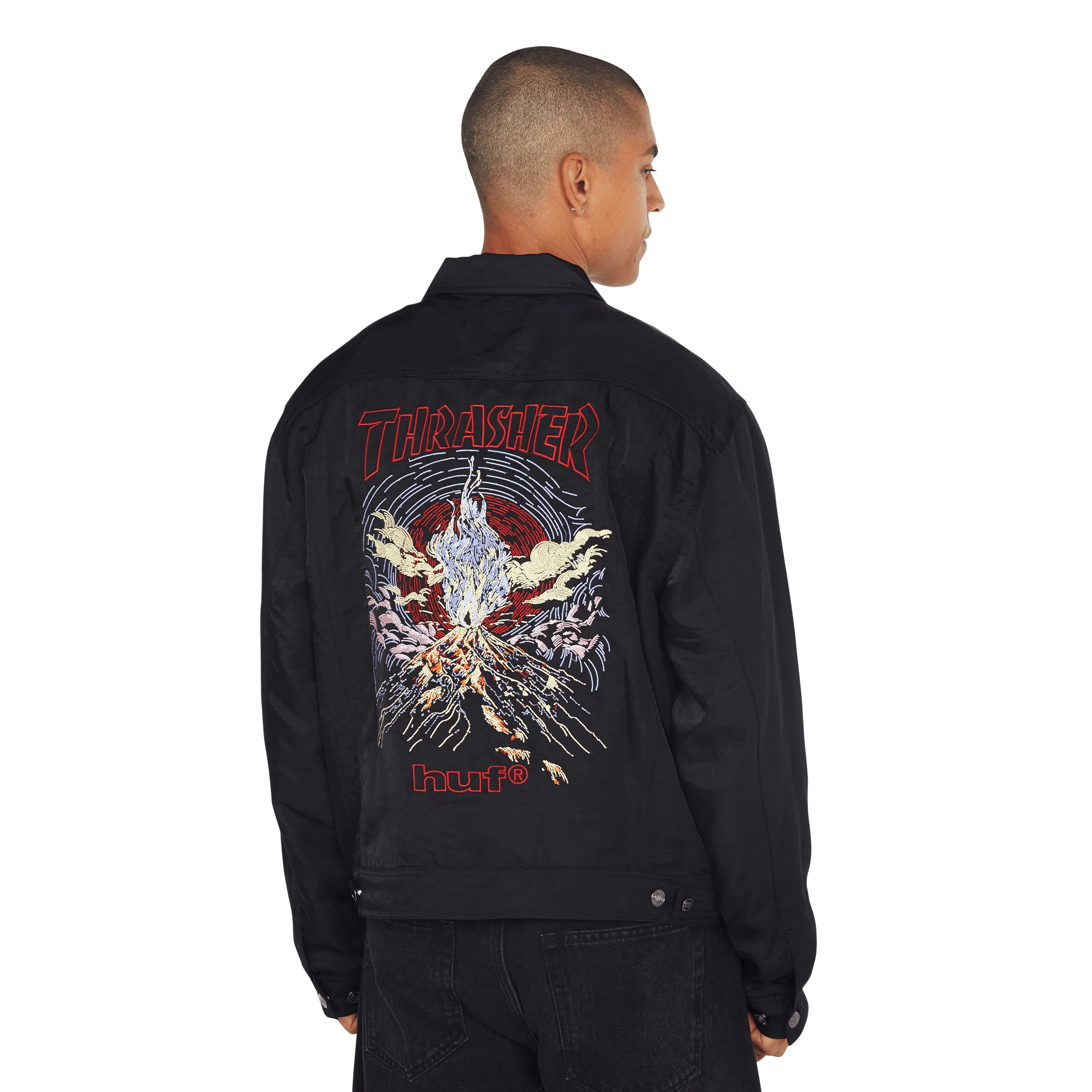 HUF x Thrasher Trucker Jacket