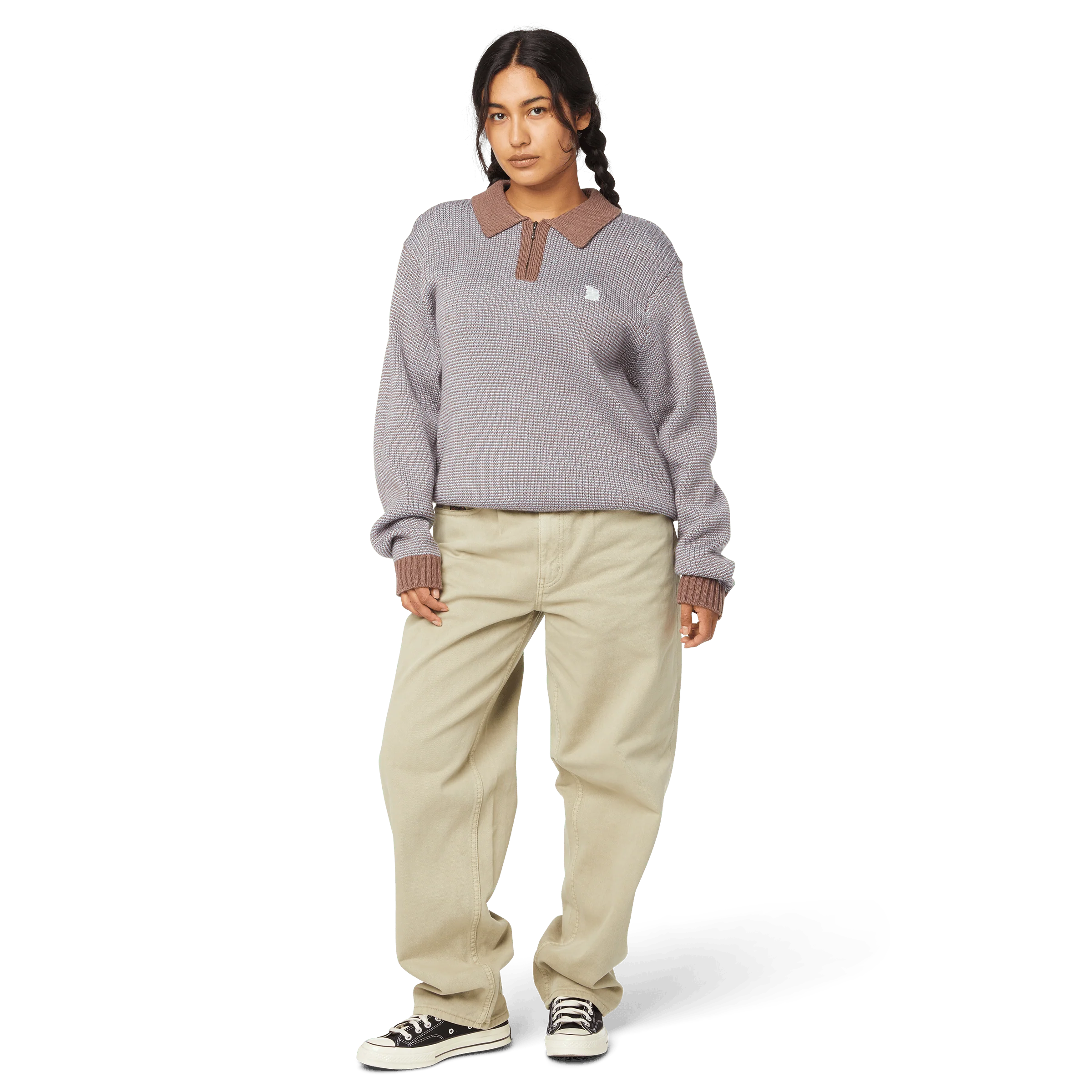 Megablast Two Tone Waffle Sweater