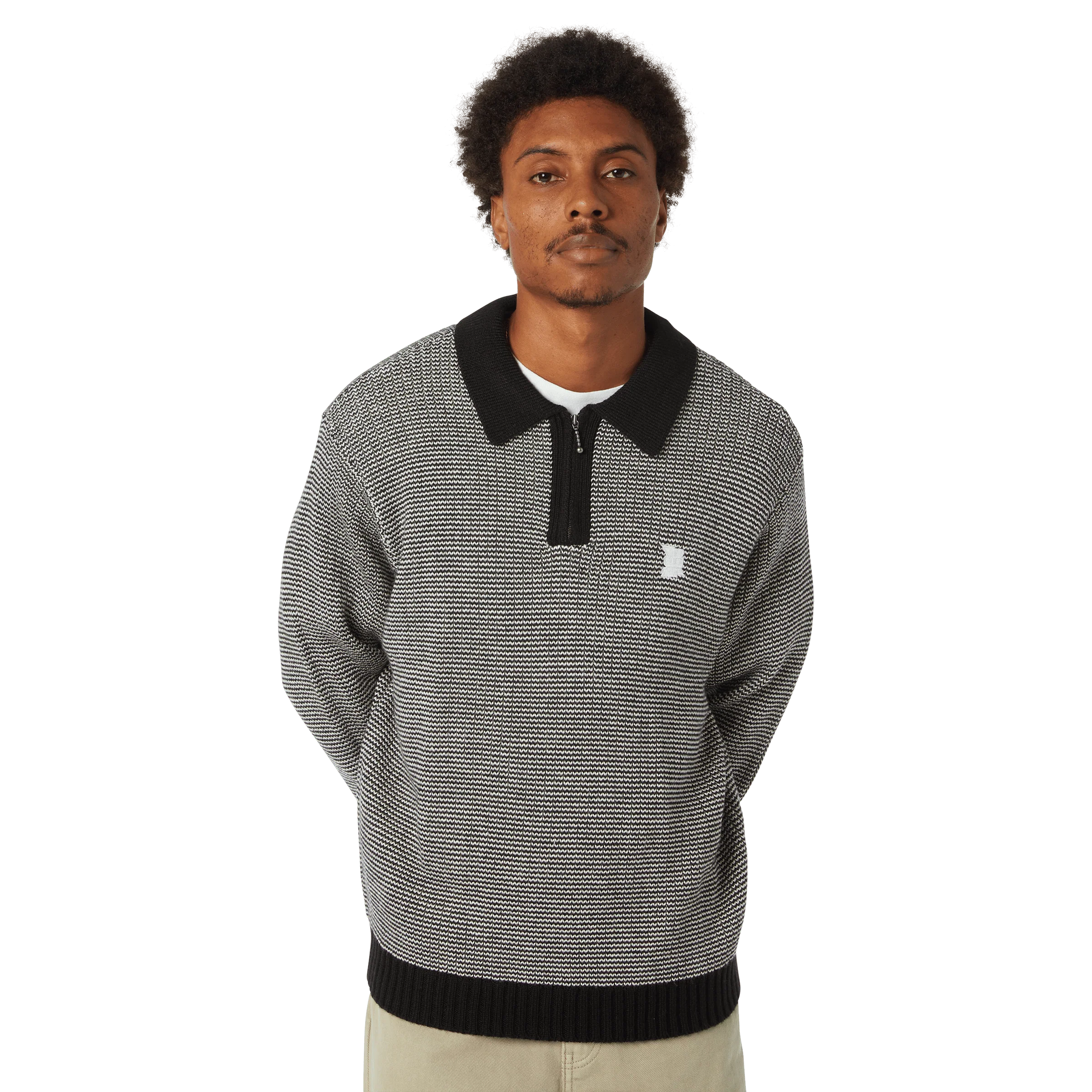 Megablast Two Tone Waffle Sweater