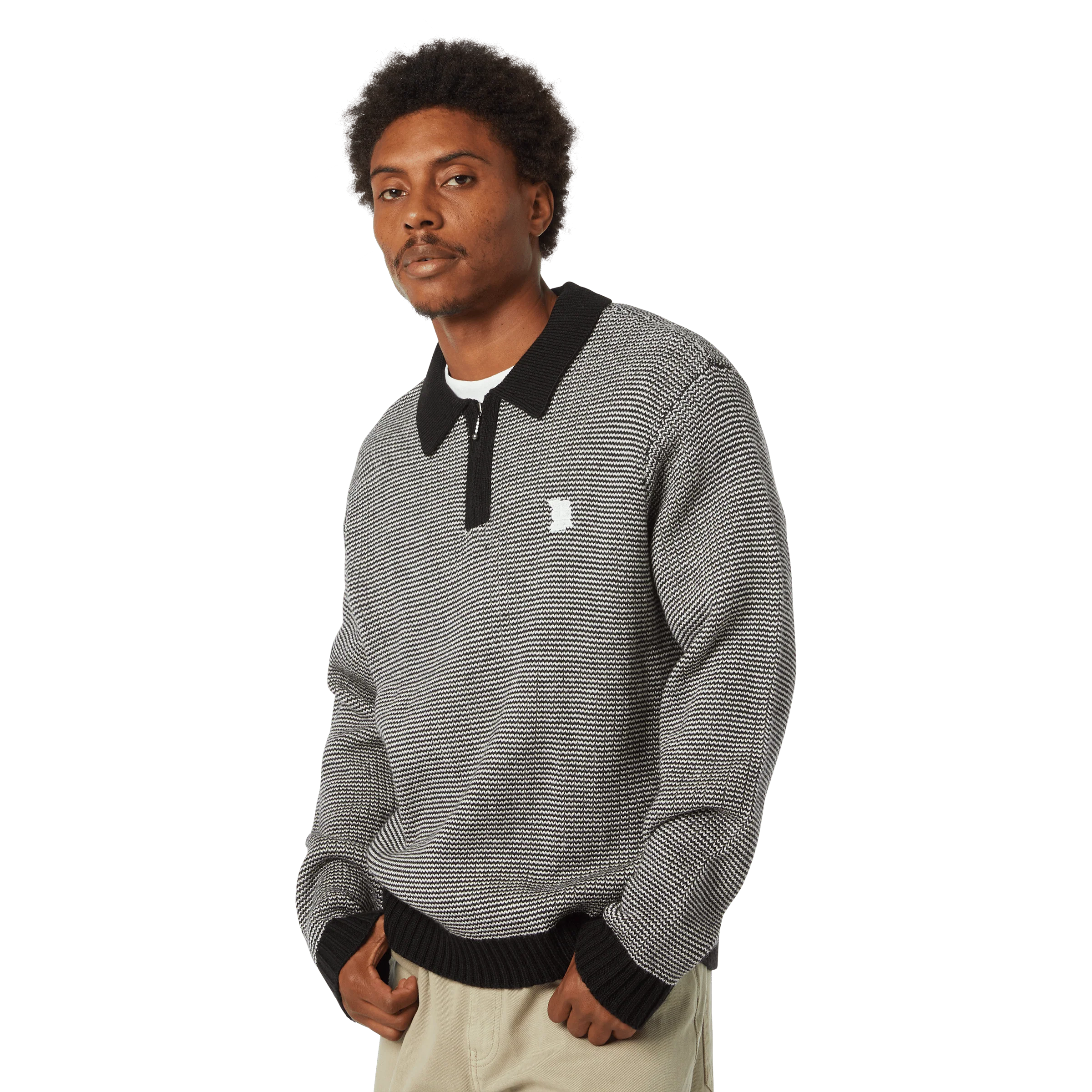 Megablast Two Tone Waffle Sweater
