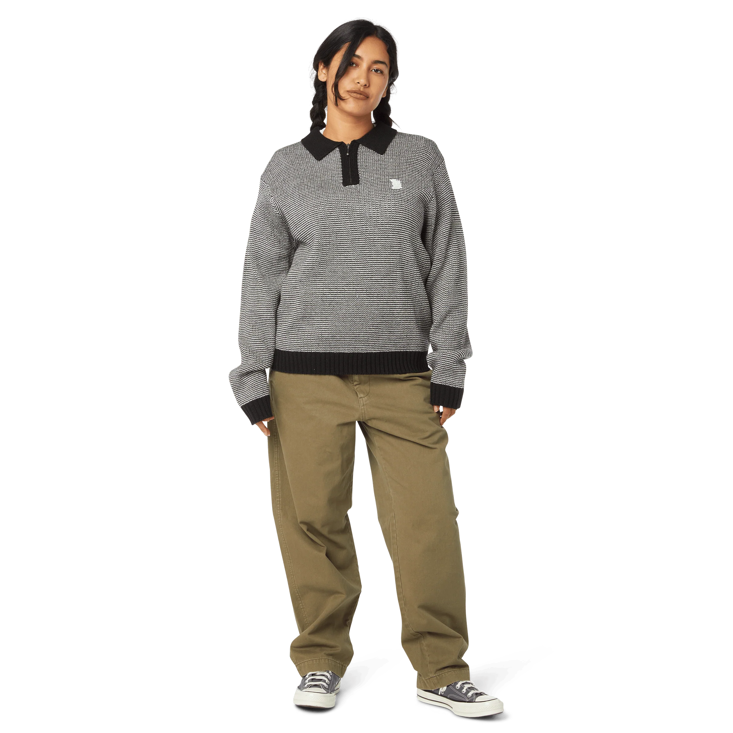 Megablast Two Tone Waffle Sweater
