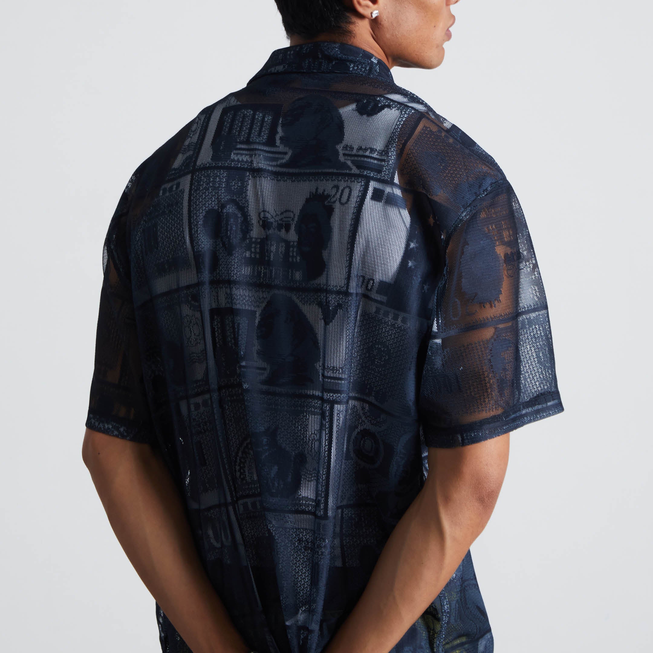 Global Currency Lace Shirt