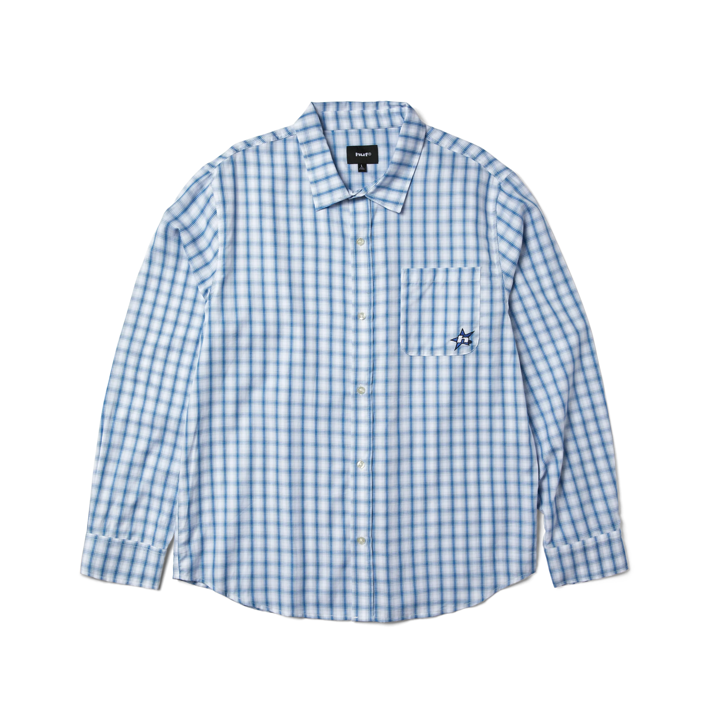 H Star Long Sleeve Plaid Shirt