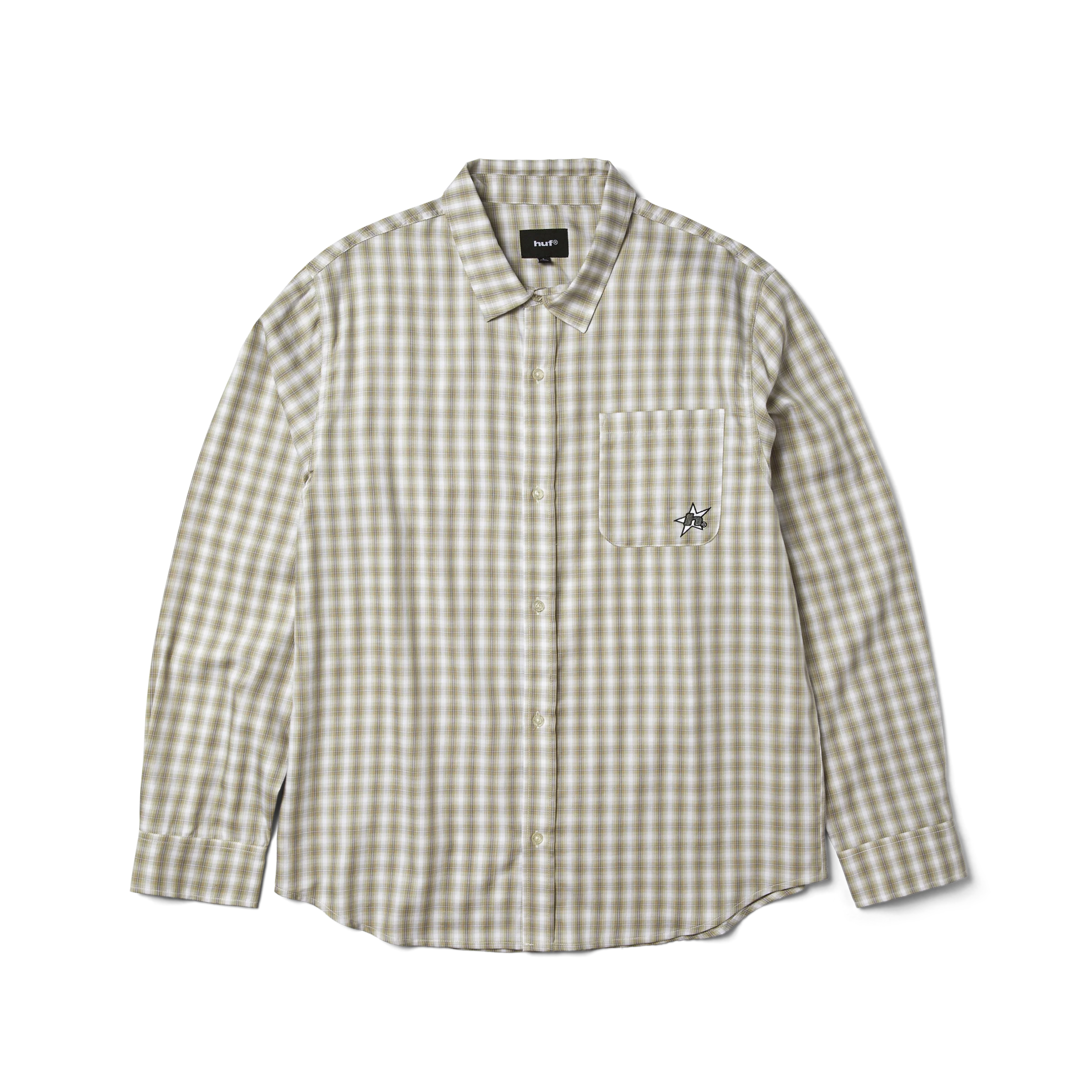 H Star Long Sleeve Plaid Shirt