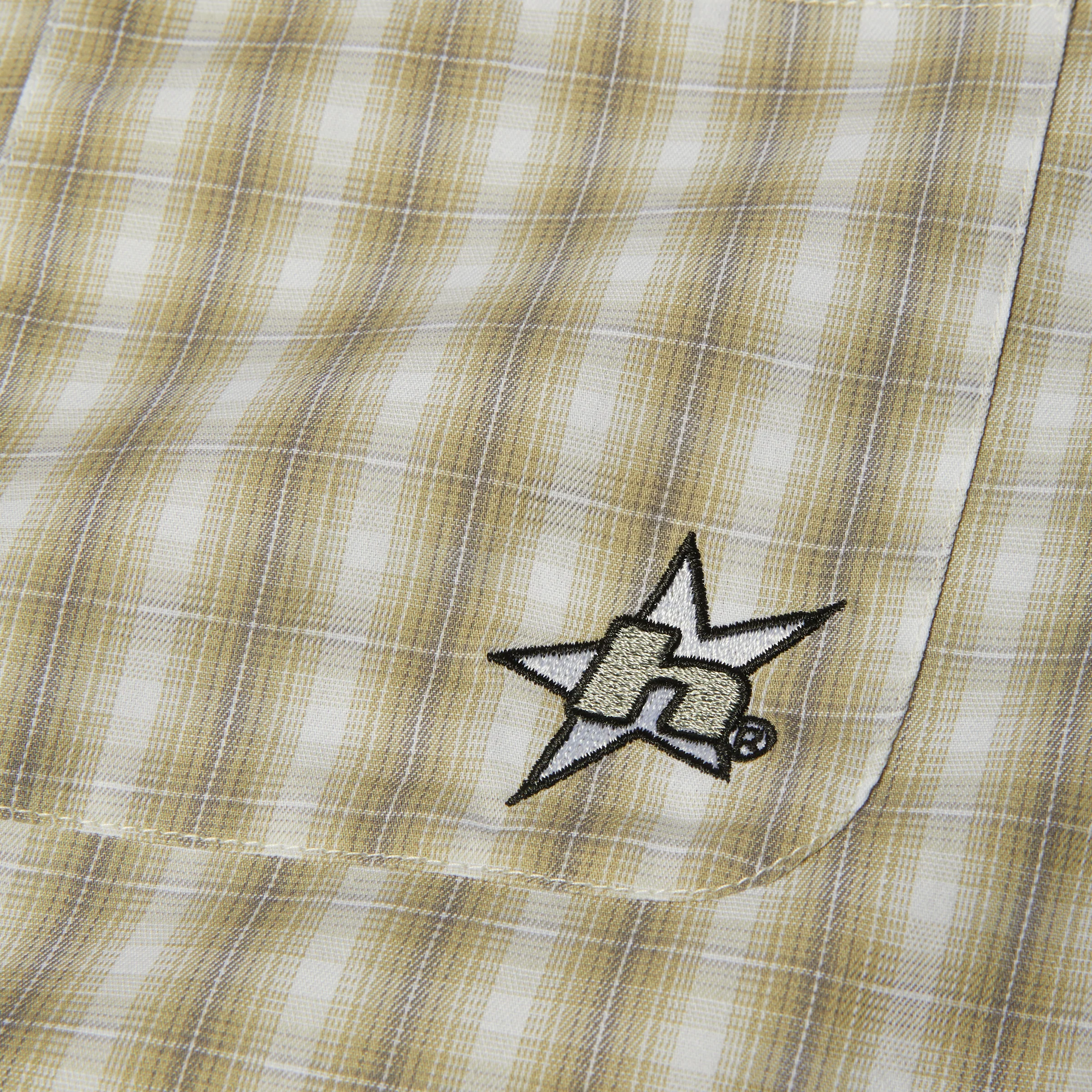 H Star Long Sleeve Plaid Shirt