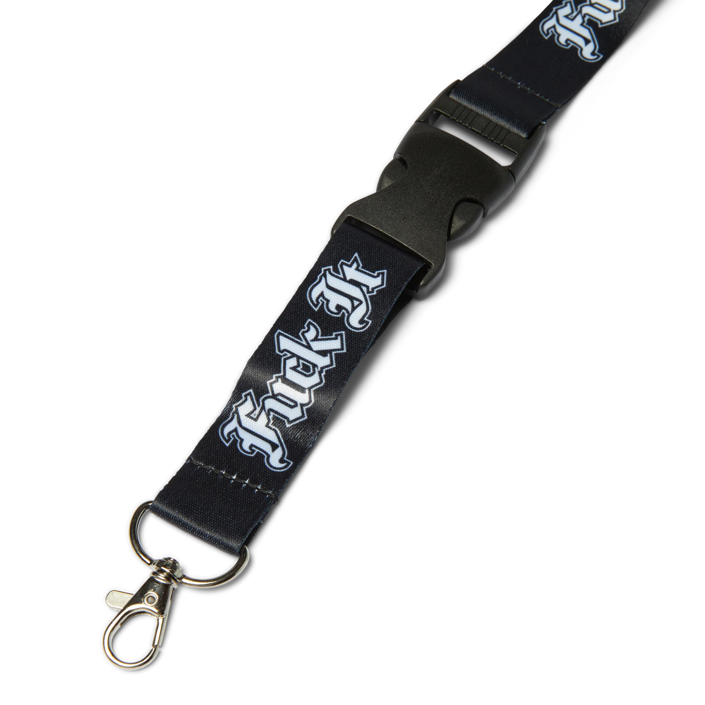 Fuck It Old English Lanyard